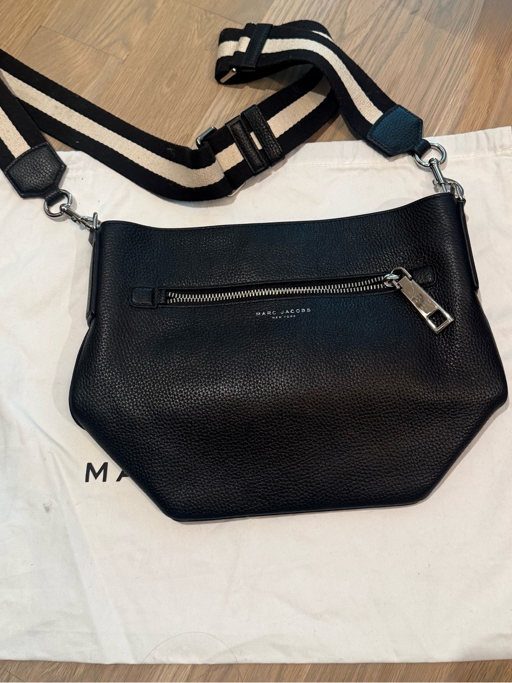 Marc By Marc Jacobs Gotham Bucket Black Crossbody Bag
